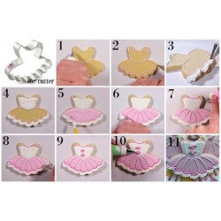 couteau à biscuits ballerine