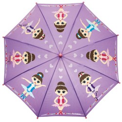 Lila Ballerina-Regenschirm für kinder Bobble Art