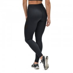 Black leggings with mesh sportspant