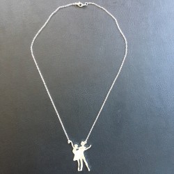 ballet ketting zilver balletgeschenk balletcadeau idee