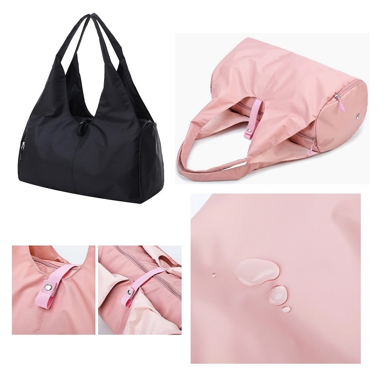 black or pink dance bag sports bag