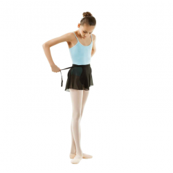 Short black ballet skirt adults Sansha Alizée