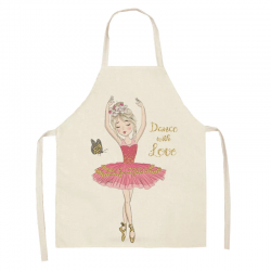 ballerina kitchen apron for children