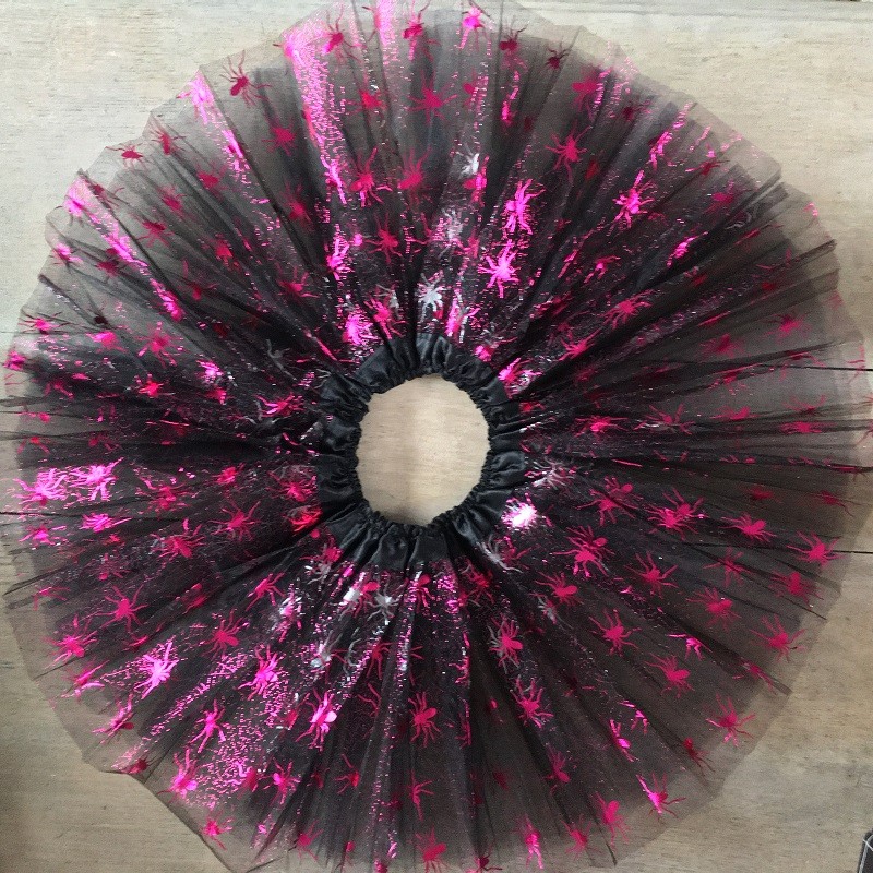 Ballerina Schwarzer Halloween Tutu Rock Spinne