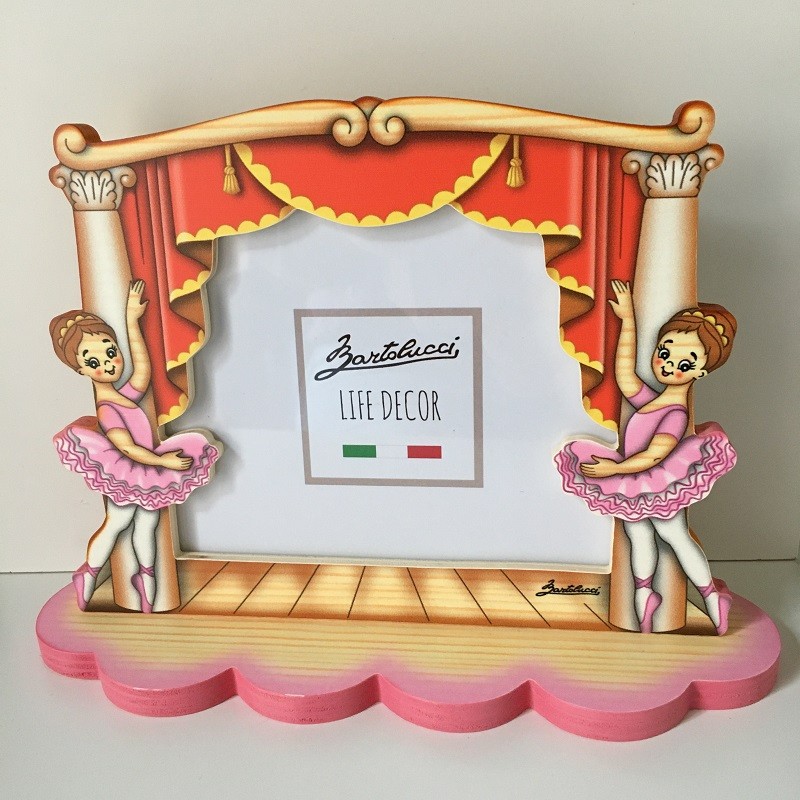 Bartolucci wooden ballerina photo frame