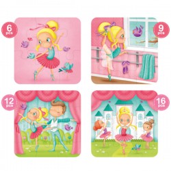 ballerina puzzel 4 in 1 for toddlersff
