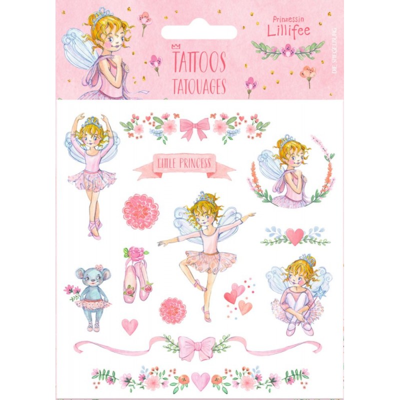 prinses lilifee ballerina tattoo's ballet geschenk ballerina cadeau idee verjaardag ballet danseres Lillyfee