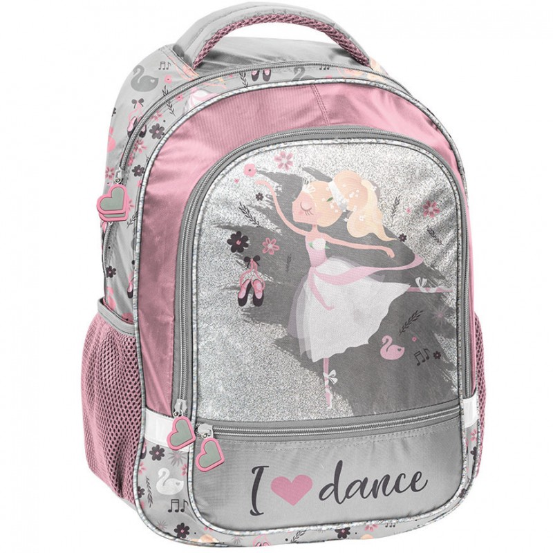 Ballerina-Büchertasche, Rucksack „I love dance“, 20 l