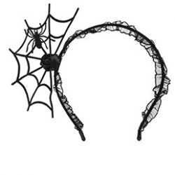 spider web tiara halloween
