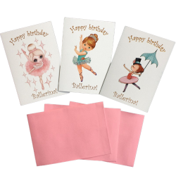 ballerina birthday cards