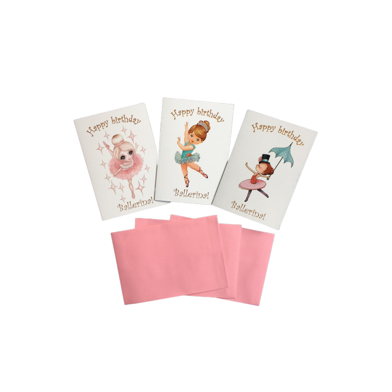 ballerina birthday cards
