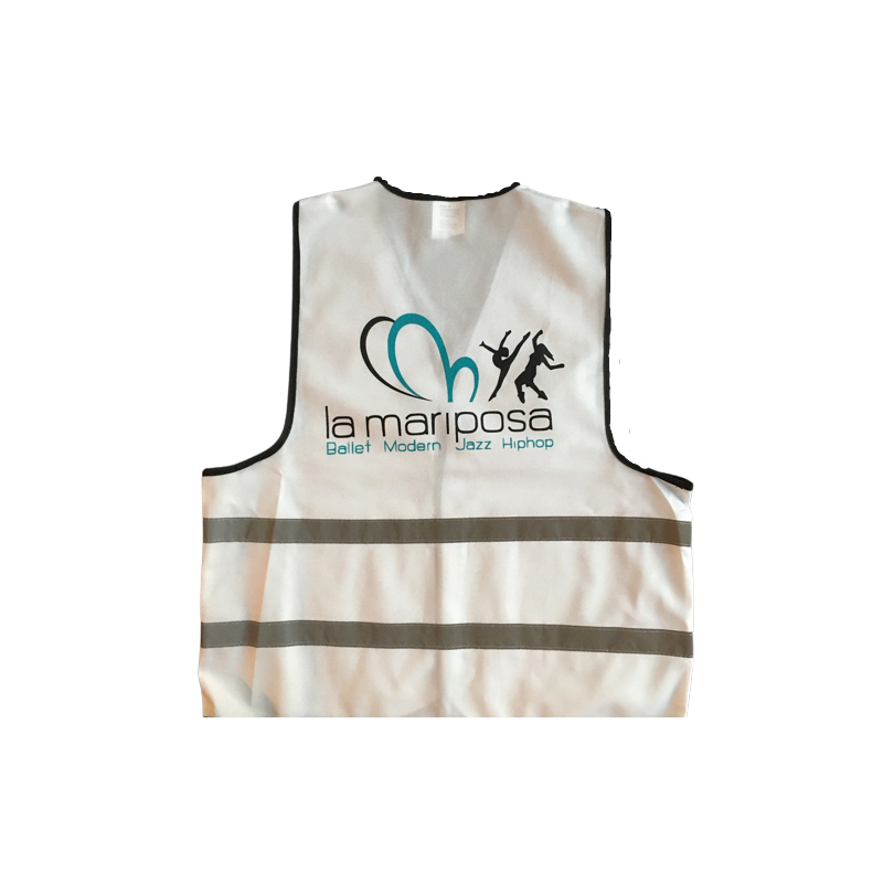 ballerina safety vest for bicycle white