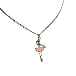 ketting ballerina emaille