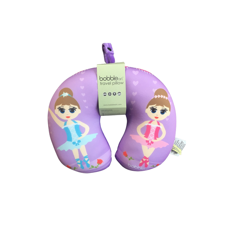 Bobble Art ballerina travel pillow for kids ballet gift idea