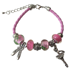 pink ballerina bracelet