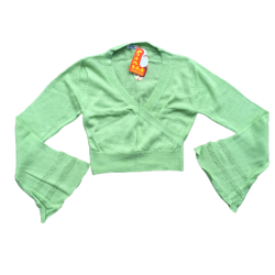 Sansha ballet knitted sweater pastel green
