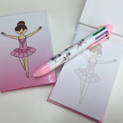ballerina notebook hardcover