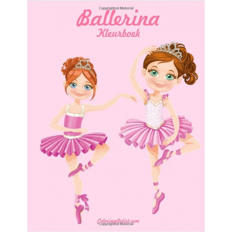 Ballerina coloring book for kids ballet gift idea