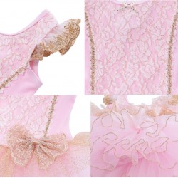 ballet tutu pink and gold for children ballet gift idea for girl