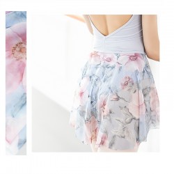 ballet skirt pastel flowered