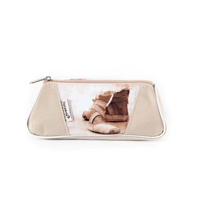 off white ballerina pencil case Danzarte ballet gift idea school office