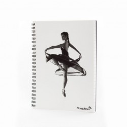 Ballerina spiral notebook A5 Danzarte