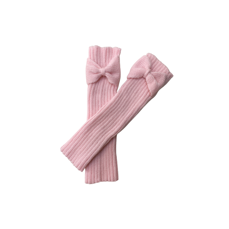 soft pink ballet leg warmer for kids