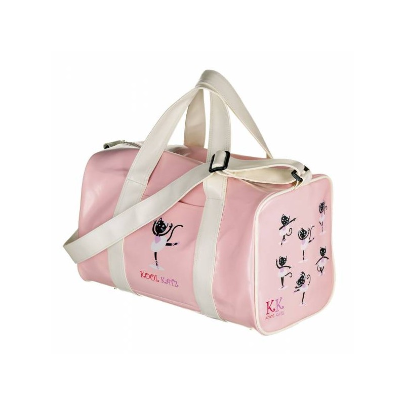 pink ballet shoulder bag with cat KATZ