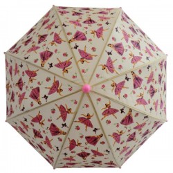 Vintage-Ballerina-Regenschirm für Kinder
