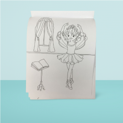ballet kleurboek Lillifee vakantiebezigheid ballerina geschenk cadeau idee Lillyfee