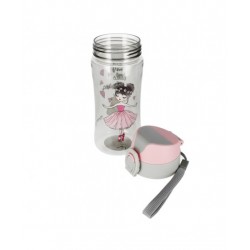 ballerina waterfles met drinktuit voor kinderen