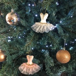ballerina Christmas tree pendant tutu Goodwill decoration