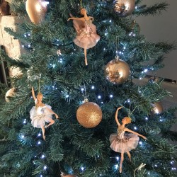 ballerina Christmas tree decoration figurine