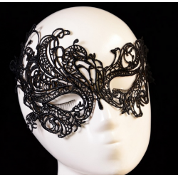 black lace mask