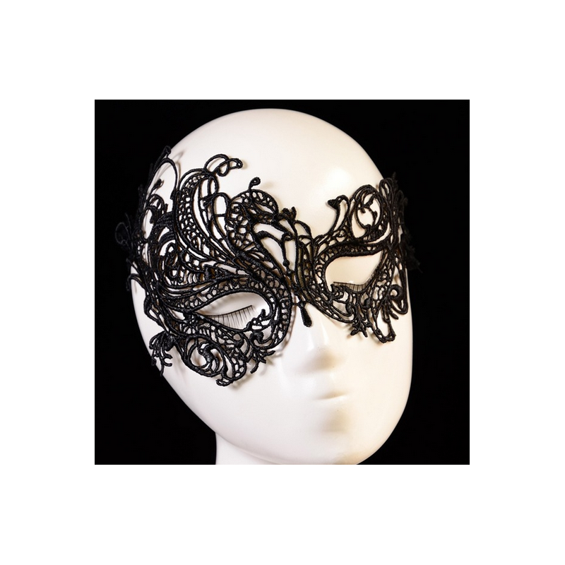 black lace butterfly mask