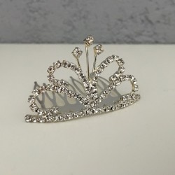 mini Krone Silber