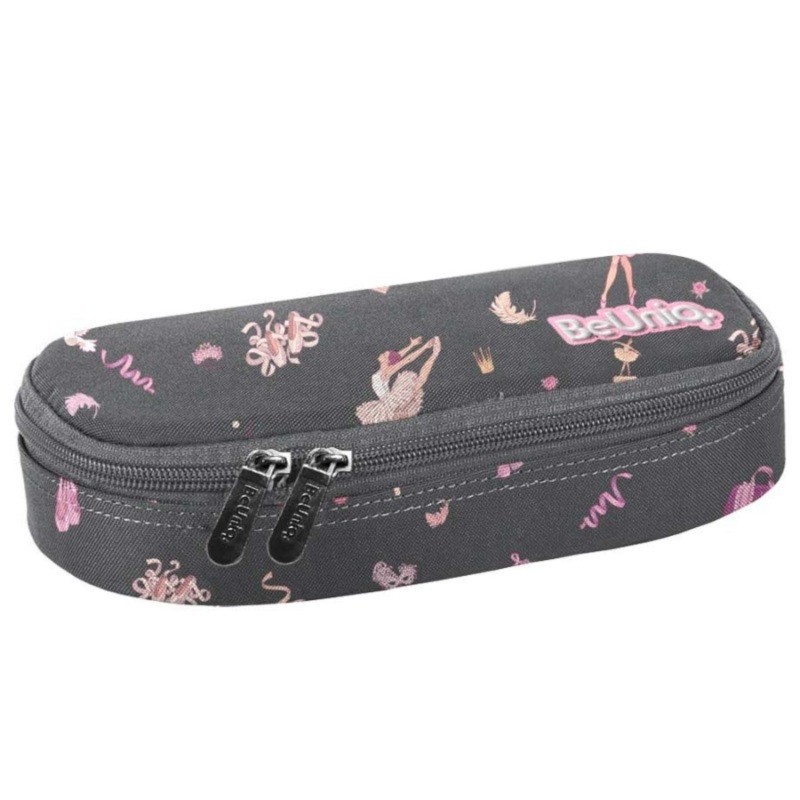 black and pink ballerina pencil case B uniq ballet gift idea