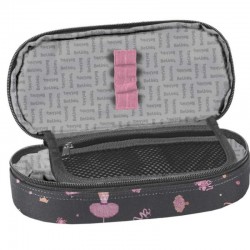 Schwarzes und rosafarbenes Ballerina-Federmäppchen