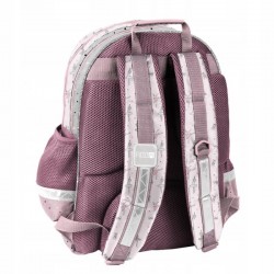 silver/pink ballerina schoolbag Happiness is dance -balletgift