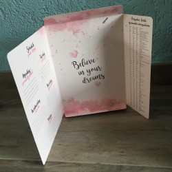 ballerina heen en weer map eenhoorn school kaft