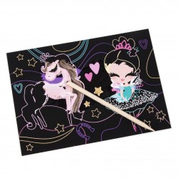 ballerina magische krastekening fijne motoriek vakantie bezigheid ballet danseres ballet geschenk cadeau idee