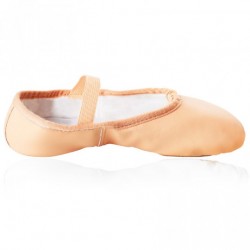 pink leather ballet shoe...
