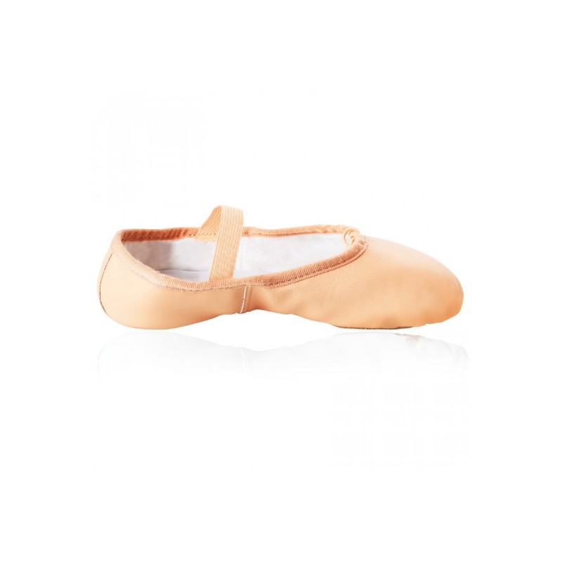 rose lederen balletschoen Sansha volle zool Star n14