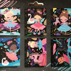 Ballerina Kratzbuch Rubbelbuch