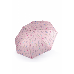 pink vintage ballerina umbrella for kids