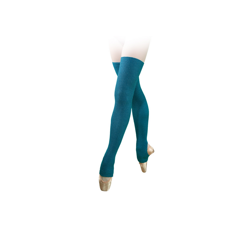 stirrup ballet legwarmer teal