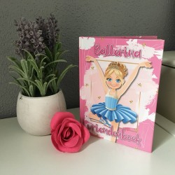 Ballerina-Freundebuch rosa
