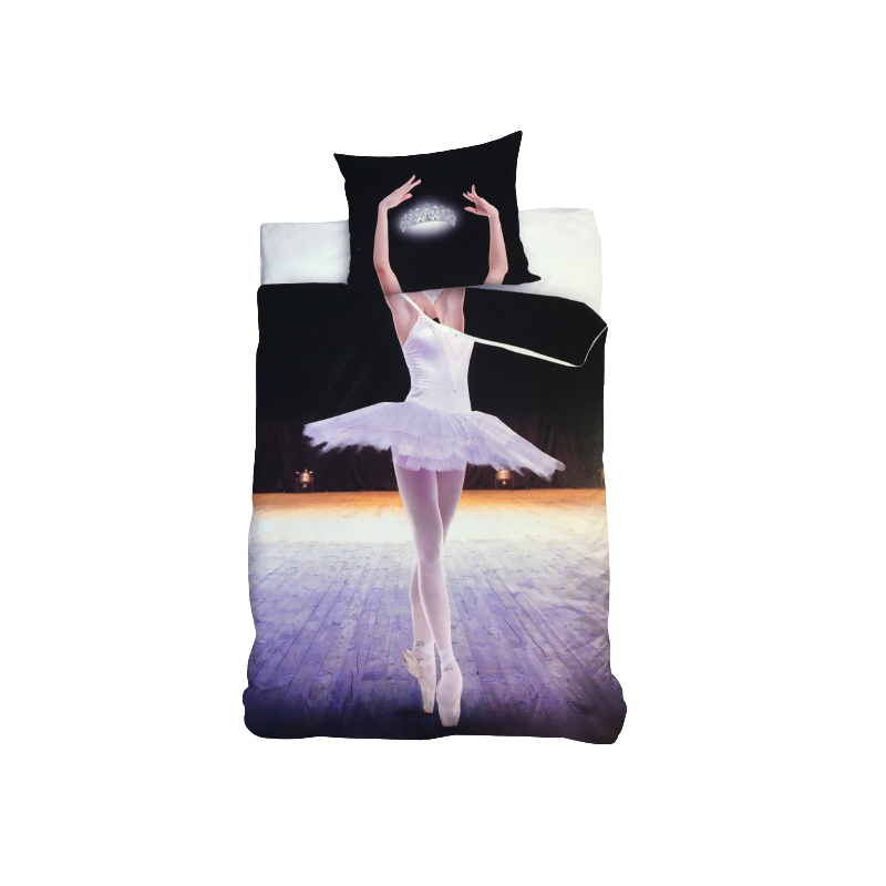 black ballerina duvet cover