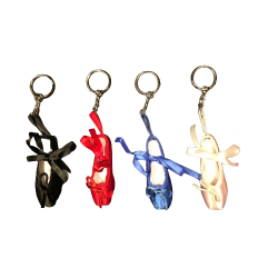 sleutelhanger spitzen pointes balletschoen miniatuur