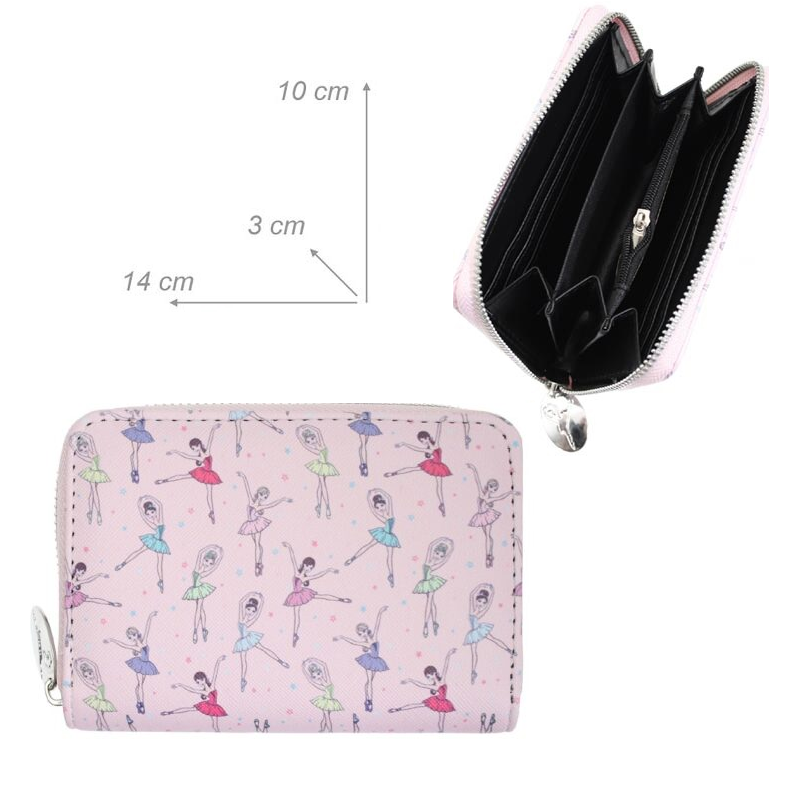 pink ballerina wallet